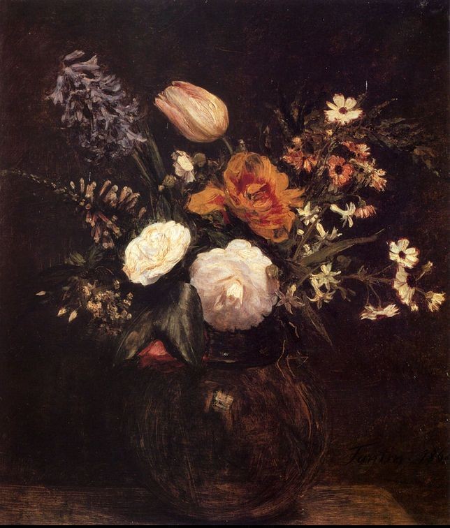 Henri Fantin-Latour Flowers